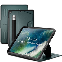 Zugu - Étui iPad 10,2 po 2019/2020/2021 - Édition Limitée - Vert Pin-Étui folio magnétique