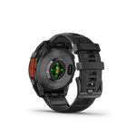 Garmin fēnix 8 - AMOLED Outdoor Recreation/Adventure Watches - 47 mm - Slate Gray with Black Silicone Band-Navigate the outdoors with superior positioning accuracy, thanks to multi-band GPS with SatIQ™ technology plus built-in sensors for 3-axis compass, gyroscope and barometric altimeter