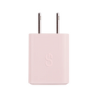 LOGiiX - Vibrance Power Mini 30W USB-C Chargeur Mural - Rose-Un seul port USB Type-C Power Delivery offre une charge rapide de 30 W