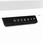 Bureau assis-debout à hauteur réglable 72 po x 30 po Move 40 Series de Bush Business Furniture - blanc/gris métallique-Le bureau ajustable s’élève de 28 à 48 po à une vitesse de 1.25 po par seconde
