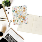 Graphique 2024-2025 Academic Tropical Floral Monthly Desk Planner - 8" x 10"-Double think paper cover and elastic