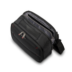 Samsonite Xenon 4 Commuter Sling Pack - Black-Stackit  Strap - fits over most suitcase pull-handles for hassle-free combination travel