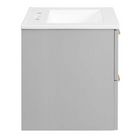 Modway Daybreak 24" Bathroom Vanity - Light Grey/White-6