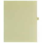 Mark Maker – Onglets séparateurs juridiques beiges, 1/15 onglets, format lettre, sans trous, numéro 67, 25/paquet-Onglets séparateurs beiges, 1/15 onglets