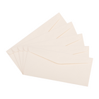 JAM Paper Enveloppes format livret Strathmore fini lin avec rabat gommé, 4 1/8x 9 1/2 po, blanc naturel, 1000/paquet-Ouverture : livret