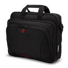 Swiss Gear 15.6" Laptop Bag - Black-Adjustable detachable shoulder strap/Double handles