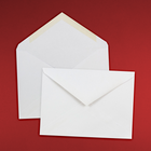 JAM Paper Enveloppes format livret à rabat en V gommé, 4 3/4 x 6 1/2 po, blanches, 1000 par paquet-Idéales pour les cartes de vœux, les cartes d’invitation, les faire-part de mariage et autres