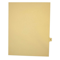 Mark Maker – Onglets séparateurs juridiques beiges, 1/15 onglets, format lettre, sans trous, lettre Z, 25/paquet-Onglets séparateurs beiges, 1/15 onglets