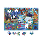 eeBoo Planet Earth Puzzle - 100 Pieces-This floor sized puzzle is rectangular in format