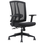 Brassex - Chaise de bureau Dexter Aiden, Noir-Colis standard