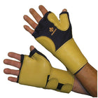 Impacto 706-20 Fingerless Impact Glove W/wrist Support, Large-Anti-impact and anti-vibration glove with wrist support