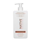 Native - Shampoing hydratant cheveux noix de coco et vanille - 487 ml-Préparé avec soin avec 10 ingrédients ou moins