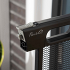 PawHut - Barrière pour Animaux en Métal 29,5"-32,3" avec Porte à Fermeture Automatique et Double Verrouillage-Largeur réglable de 29,5 po à 32,3 po (75-82 cm). Veuillez mesurer votre ouverture avant d'acheter