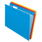 Staples Trousse de chemises suspendues de couleur, format lettre, 8 1/2 po x 11 po, couleurs variées, paq./10-Format lettre