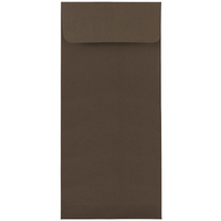JAM Paper Enveloppes commerciales nº 10 en papier recyclé (4,13 po x 9,5 po), brun chocolat, 500/bte-Type de produit : enveloppe recyclée commerciale