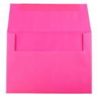 JAM Paper A7 Invitation Envelopes, 5.25 x 7.25, Brite Hue Ultra Fuchsia Pink, 250 Pack (15916H)-Blank interior for personalized message