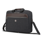 Swiss Gear - 17.3 po Sac  pour ordinateur - Gris-Bandoulière rembourrée détachable/Poignées doubles confortables
