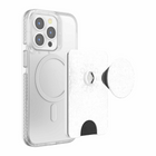 PopSockets Popwallet+ For Magsafe With Magnetic Ring Adapter - Blanc Fresh-Credit cards are protected with a magnet shield