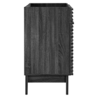 Modway Render 36" Bathroom Vanity Cabinet - Charcoal-Soft-Close Doors