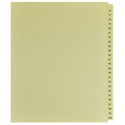 Mark Maker Legal Exhibit Index Tab Set of Buff Single Tabs, 1/25th Cut, Letter Size, No Holes, Number 76 - 100-Buff Single Tabs, 1/25th Cut