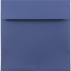 JAM Paper Enveloppes carrées, 7,5 x 7,5 po, bleu présidentiel, 25/paquet (263913007)-Enveloppes carrées pour invitation
