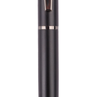 Gry Mattr Gel Pen Matte Black Barrel - Black Chrome Accents-Gel Pen