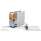 QuickFit View Binder - Locking D Ring - 4" - White - 4 Pack-D Ring, 3 Rings, Locking