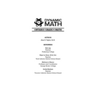 Dynamic Math - Ontario 4e année-Comprend des instructions et des unités sur le codage et la littératie financière
