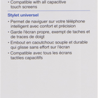 Staples - Stylet universel - argenté-Compatible avec la plupart des écrans tactiles capacitifs