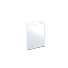Azar Displays – Porte-affiche vertical en acrylique à fixation murale, 10 x 8 po, transparent, 10/paquet (162718)-Il peut être utilisé sur un panneau perforé suspendu, une grille murale, un grillage ou sur un mur avec des vis