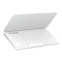 Logitech - Keys-To-Go 2, clavier sans fil portable pour iPad avec protection intégrée - Pale Grey -Le design ultra-fin et léger de ce clavier Bluetooth portable le rend facile à transporter. C’est le compagnon idéal pour votre tablette ou tout autre dispositif mobile