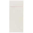 JAM Paper Enveloppes à ouverture au sommet et rabat droit gommé, 4 1/2 x 10 3/8 po, blanches, 1000 par paquet-Blanc