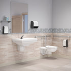 Scott Automatic Slimroll Towel Dispensers - for Orange Core Scott Slimroll Towels - 11.8" x 12.35" x 7.25" - White-Compatible with Scott Orange Core Slimroll towels.