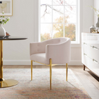 Modway Savour Tufted Performance Velvet Accent Chair - Pink-Stain-Resistant Performance Velvet