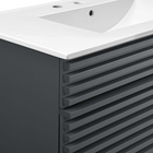 Modway - Render 36" Vanette de salle de bain - Gris blanc-8