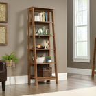 Sauder - Trestle Bibliothèque - 71,14 po H - Finition Vintage Oak (424121)-Six tablettes fixes