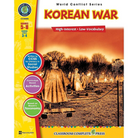 eBook: Korean War - (PDF version - 1-User Download) - ISBN 978-1-55319-360-9 - Grade 5 - 8-You will receive two emails: one confirming your entire order, and one with a "Download Software" buttonYou can download immediately or return to your email to download later
