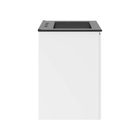 Modway Bryn 24" Wall-Mount Bathroom Vanity - White/Black-Ceramic Sink With Integrated Countertop