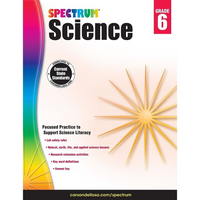 eBook: Spectrum 704619-EB Spectrum Science - Grade 6-You will receive two emails: one confirming your entire order, and one with a "Download Software" buttonYou can download immediately or return to your email to download later