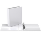 Davis Group Easyview Premium Binder - Round Ring - Customizable - 1.5" - White - 6 Pack-1.5"