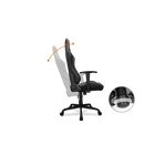 Cougar - Chaise de jeu inclinable et pivotante Armor Elite - blanc-Angle de dossier réglable jusqu'à 160 degrés