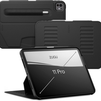 Zugu - Étui iPad Pro 11 po M4 2024 - Noir-Étui folio magnétique
