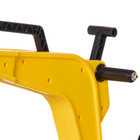 Aosom Kids Pedal Ride-On Excavator with Horn and Detachable Trailer - Yellow-Suitable for kids from 3 years to 6 years 