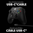 Xbox - Manette sans fil Câble USB-C-GARDEZ LE CAP: Technologie Xbox sans fil et Bluetooth, Surface texturée sur les gâchettes, les boutons et la coque arrière de la manette, BMD hybride, Bouton Partager, Branchez et jouez avec le câble USB-C de 2,7m (9 pieds) inclus