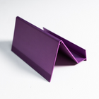 Futech BC001PI - Porte-cartes de visite en biais, lilas, 2 / paquet-Emplacement pour cartes de visite: 0.5 "- 
Plaque avant: 0.75" - 1mm d'épaisseur
