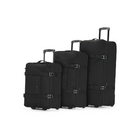 Bugatti - Denver Sac de voyage à roulettes3 pièces - Noir-Fabriqué en polyester résistant pour plus de durabilité et de protection pendant le voyage