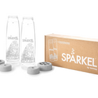 Sparkel Premium Water Bottle -Ingredients Are Sparkled In The Bottle - Let pressure infuse the taste of real ingredients. All ingredients, are carbonated in the bottle. Bottle stay sealed until opened, Spärkel Bottles don't depressurize once the cycle is over, meaning no carbonation is lost. Have multiple recipes ready to fix your next craving.