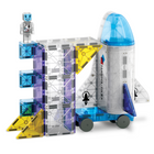 Magna-Tiles - Ensemble de construction magnétique Space 32 pièces-Idéal Pour Les Cadeaux: Un cadeau idéal pour les enfants de plus de 3 ans qui aiment l’espace. 
