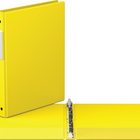 Davis Group Super économie, Reliure à anneaux ronds 5/8 po, paquet de 6 – Jaune-5/8 po