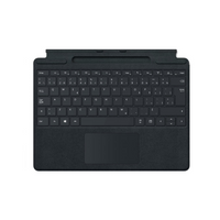 Microsoft Surface Pro Keyboard with Pen Storage - Black - French-Sleek and compact, this keyboard performs like a traditional laptop keyboard, complete with full mechanical keyset, backlit keys, and large glass touchpad for precise control and navigation